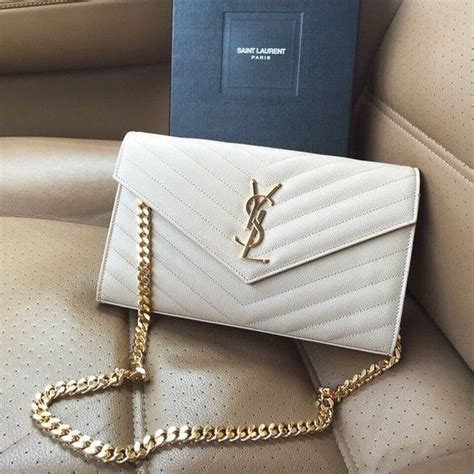 white ysl handbag|ysl purse price.